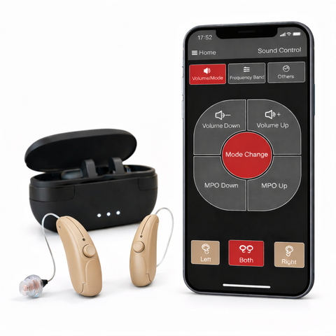 LumiCharge V4: App Controlled/Bluetooth Rechargeable Hearing Aids