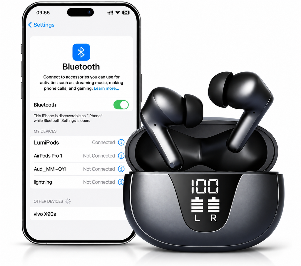 LumiPods – Rechargeable Bluetooth Hearing Aids