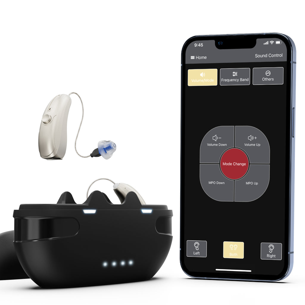 LumiCharge™️ V4: App Controlled/Bluetooth Rechargeable Hearing Aids