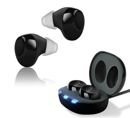 LumiShadow™️ Mini Rechargeable Hearing Aids - (ITE)